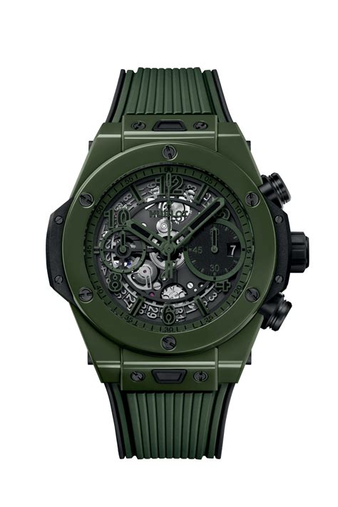 hublot uhr grün|Big Bang Unico Dark Green Ceramic 42 mm .